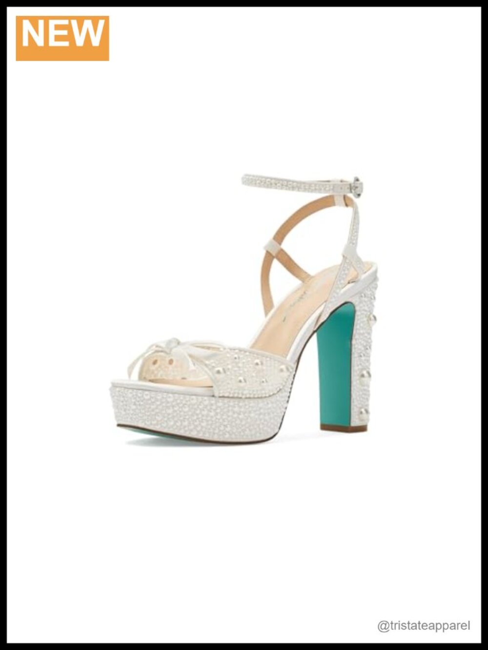 Betsey Johnson Enola Stiletto Heel Open Toe Mesh Pump